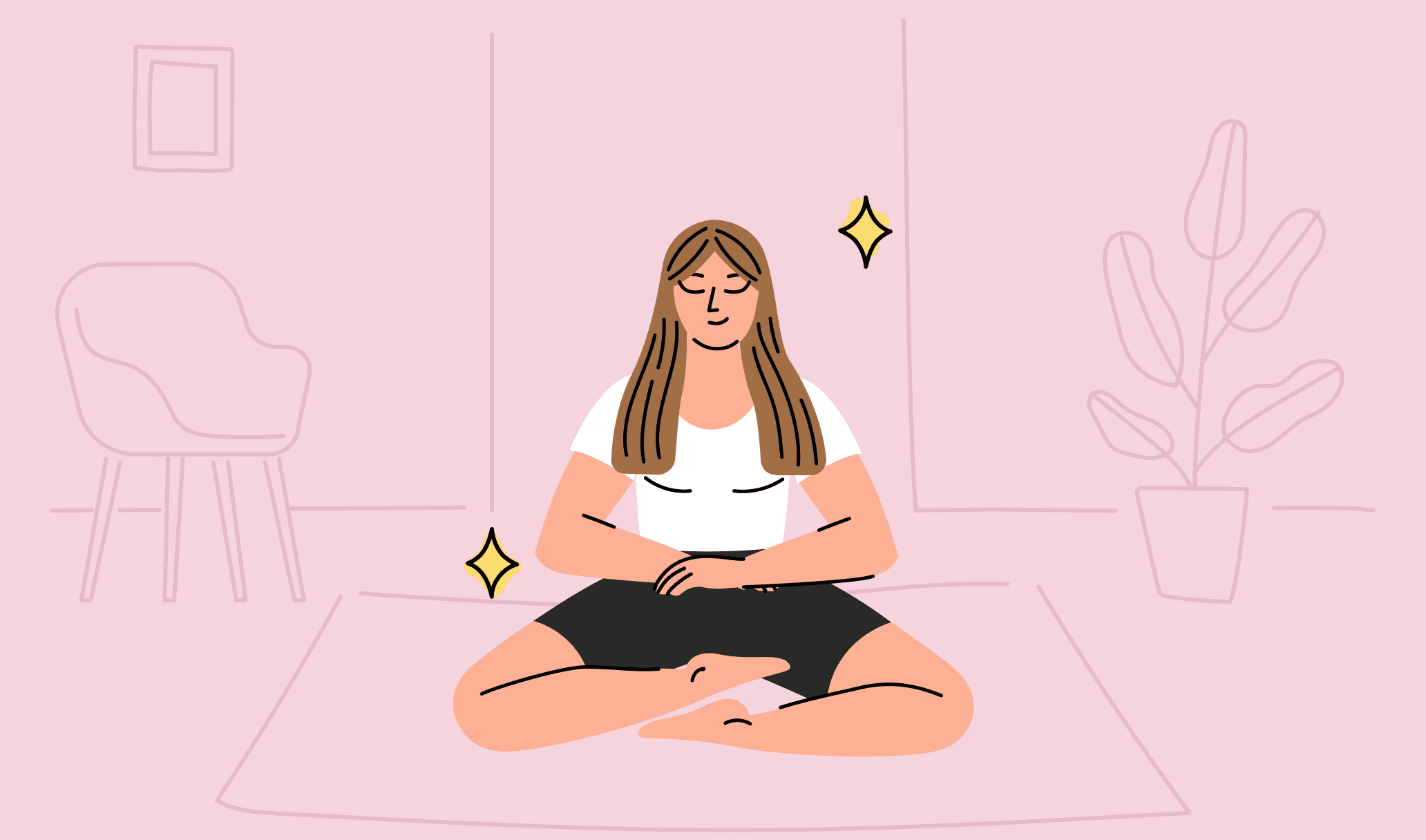 Meditation helps with stress