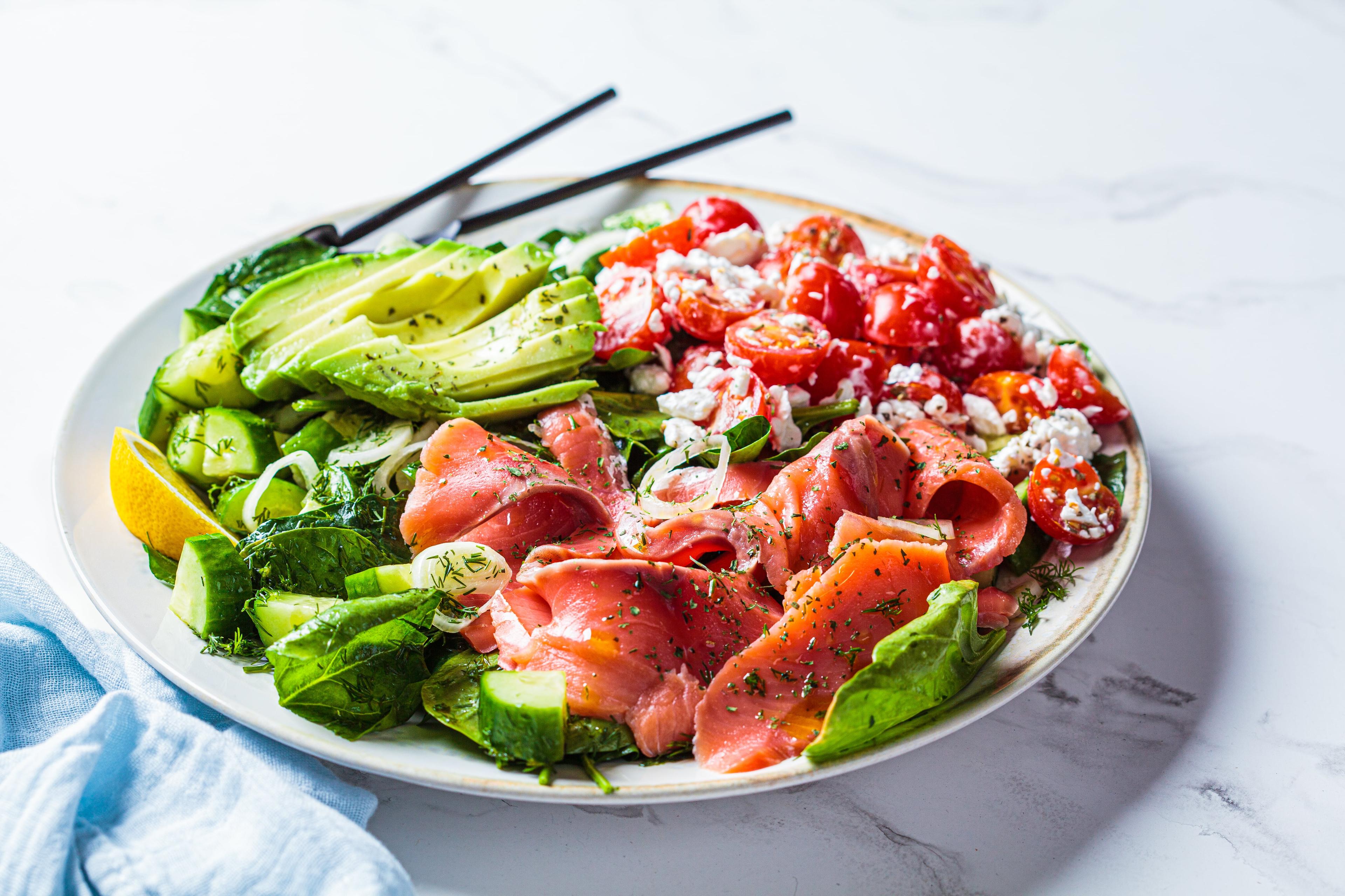 Salmon salad