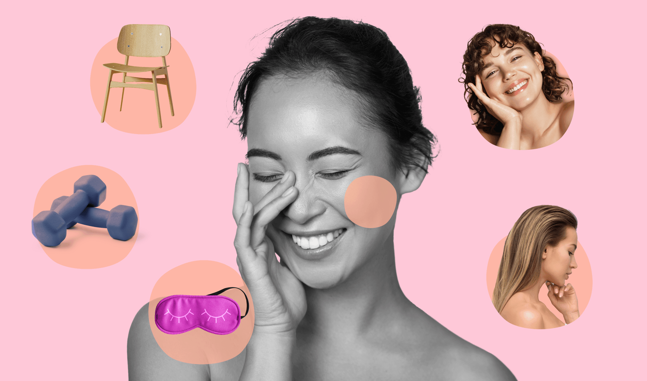 A girl is happy to know five ways to lose face fat and double chin fast at home.